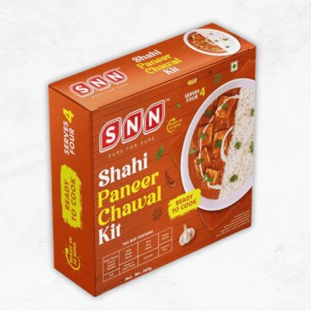 SNN Shahi Paneer Chawal Kit - Ready to Cook Meal Kit, Serves 4 (362g)