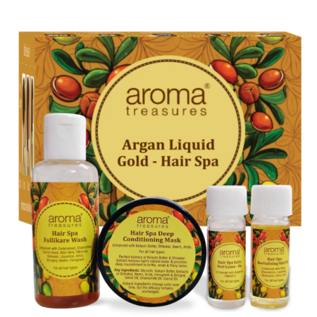 Aroma Treasures ARGAN Liquid Gold Hair Spa - 47ml