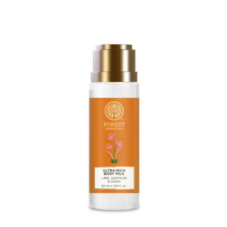 Forest Essentials Ultra-Rich Body Milk Lime Saffron & Oudh