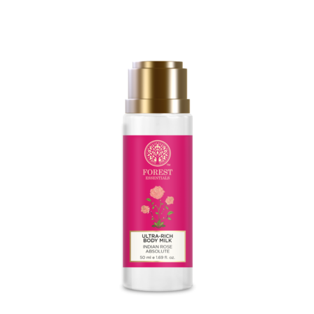 Forest Essentials Travel Size Ultra-Rich Body Milk Indian Rose Absolute