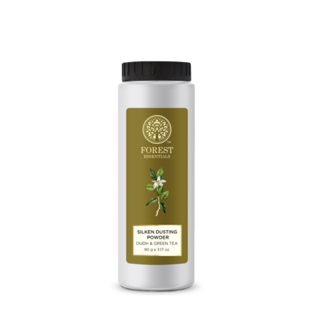Forest Essentials Silken Dusting Powder Oudh & Green Tea