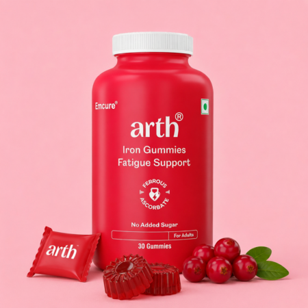 Arth By Emcure Fatigue Support Iron Gummies -  30 Gummies