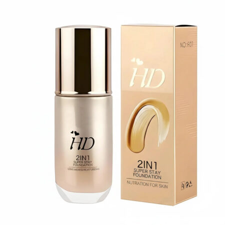 Nida's HD 2IN1 Super Stay Foundation Light Weight Waterproof F07 60ml
