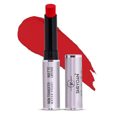 Shryoan Velvety Matte Non Transfer Lipstick Sexy Red - 3.5 gms