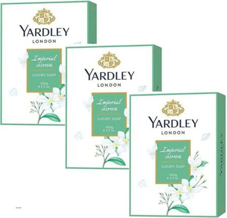 Yardley London Imperial Jasmine Luxury Soap - 100 gms (Pack of 3)