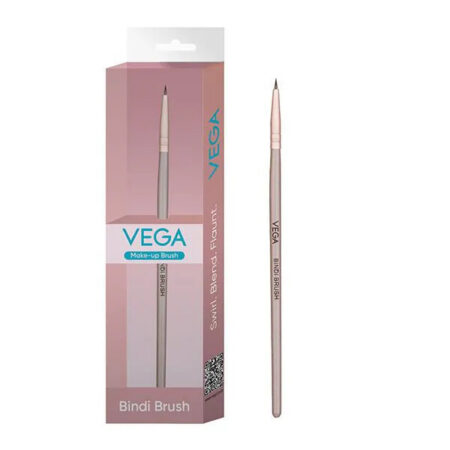 VEGA Bindi Brush with Wooden Handle, Synthetic Bristle