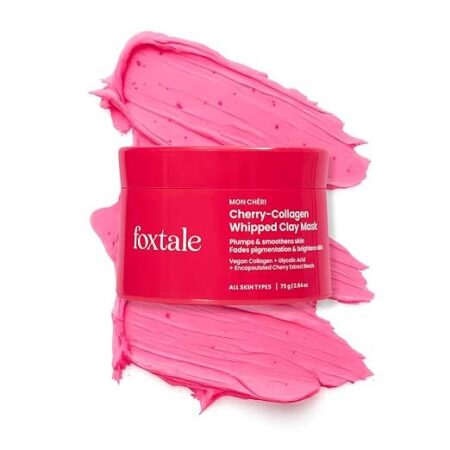 Foxtale Cherry-Collagen Whipped Clay Mask - 75 gms