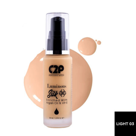 C2P Pro Luminous Foundation | Buildable Coverage | Natural Radiant Finish | All Skin Types