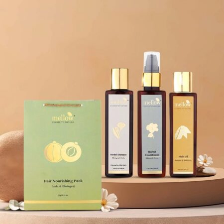 Mellow Oil Slay & Fall-Free Combo | Oil Control + Anti-Hairfall Hair Care Set