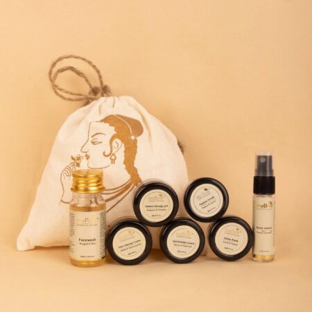 Mellow Ayurvedic Skin Brightening Trial Kit | Mini Skincare Set