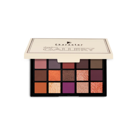 Character Paris Shadow Gallery 20 Colour Eyeshadow Palette | Artist-Curated | Multi-Finish